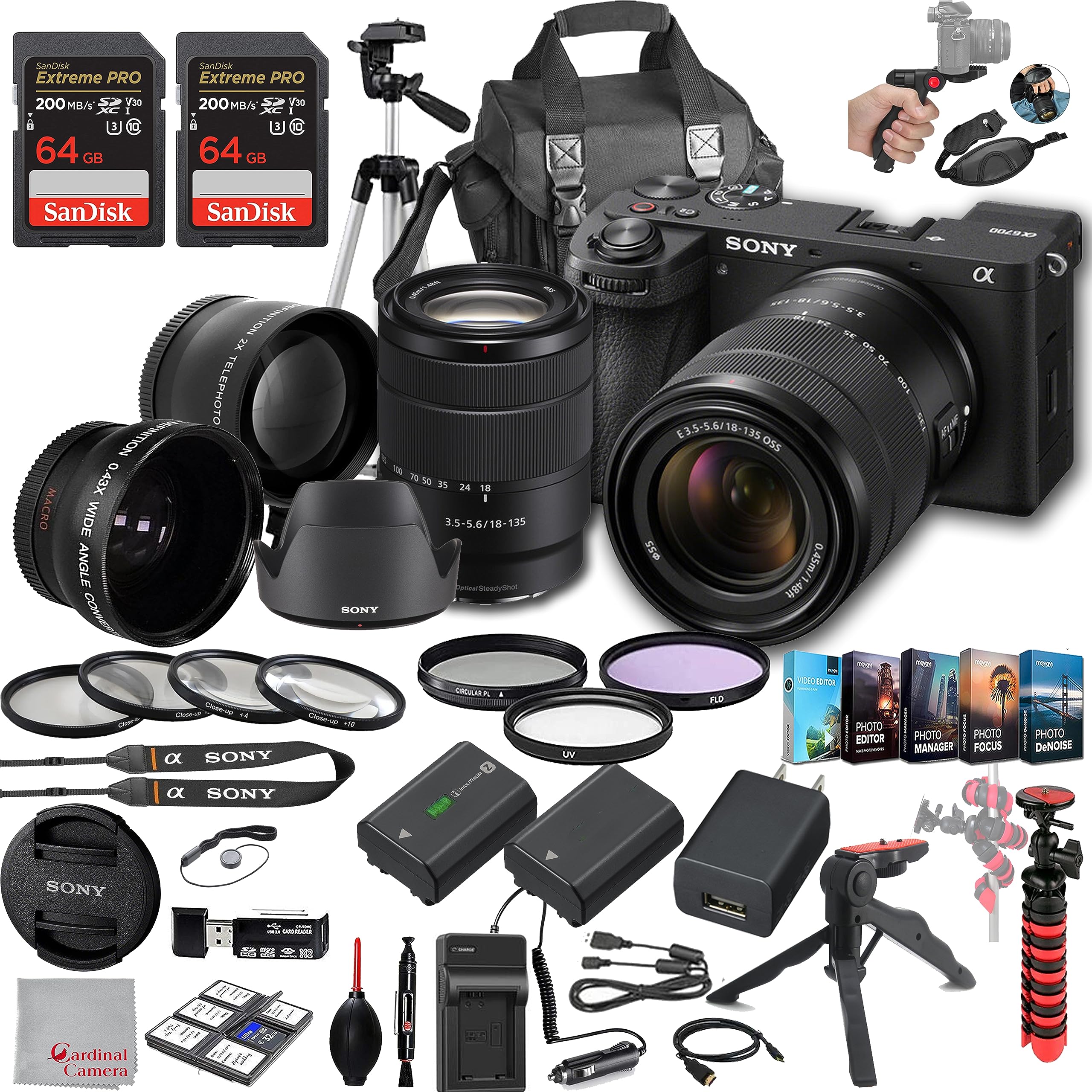 Sony a6700 Mirrorless Camera - Professional Photography Gear & Accessories Bundle